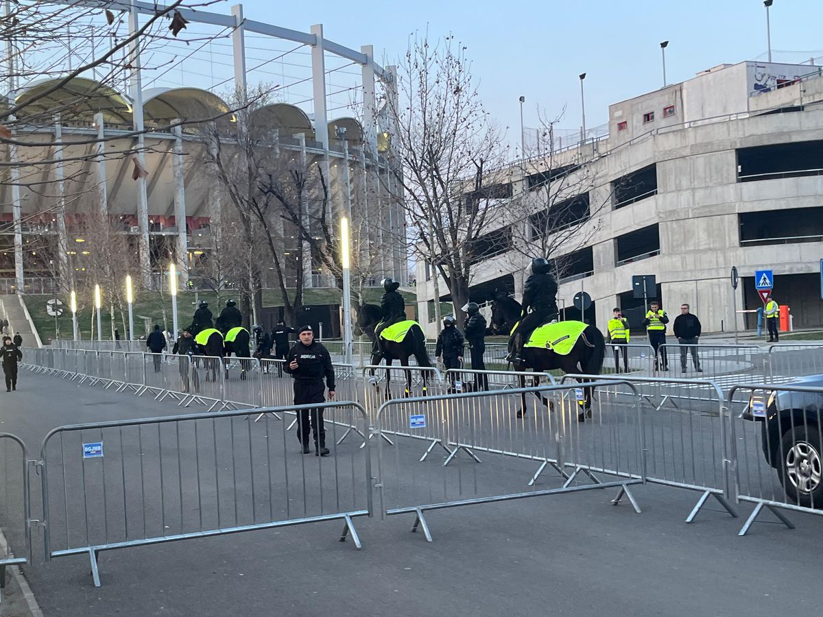 Galeria celor de la FCSB, corteo în drumul spre Arena Națională pentru derby-ul cu Rapid