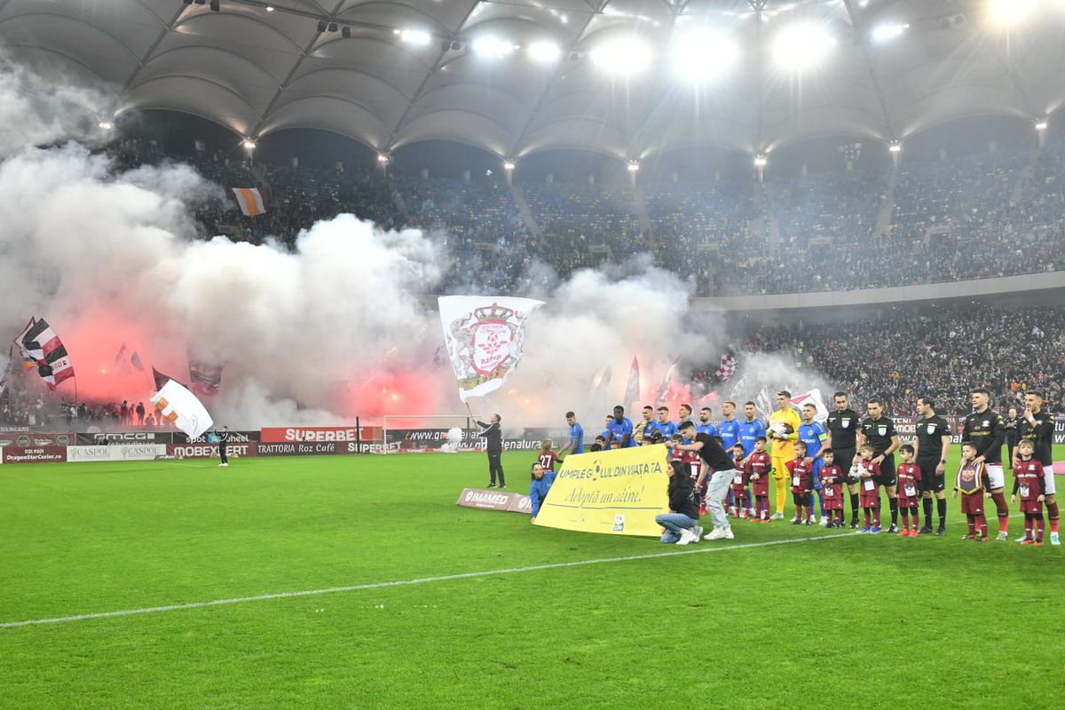 Atmosfera de la Rapid - FCSB