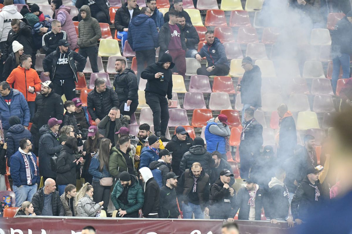 Au curs amenzile la Rapid - FCSB! Jandarmeria a interzis zece ultrași pe stadioanele din România