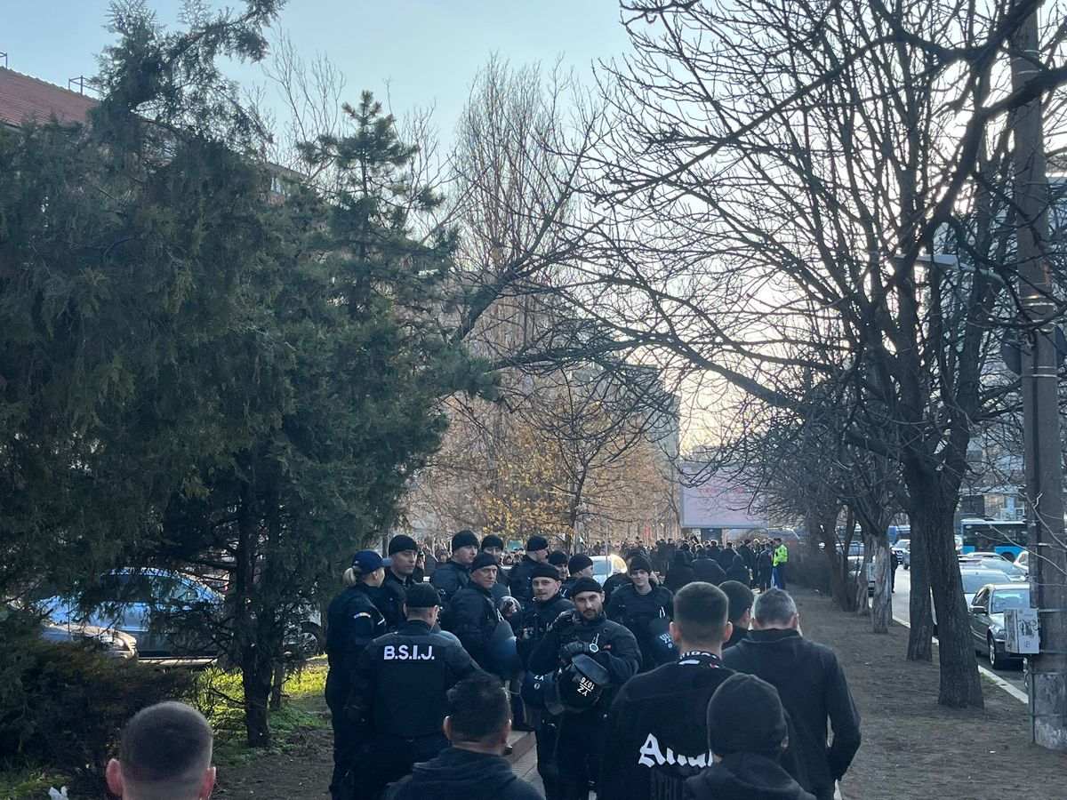 FCSB, cel mai scurt corteo din istorie » Cât a durat drumul organizat către derby-ul cu Rapid