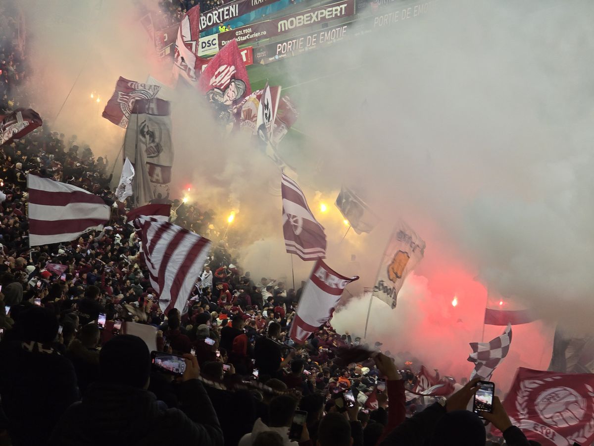 Atmosfera de la Rapid - FCSB