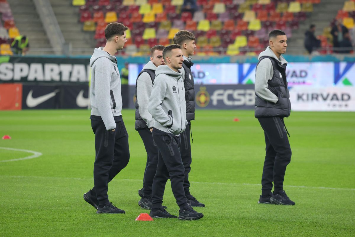 FCSB - Craiova, imagini din stadion înainte de meci