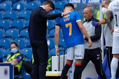 Steven Gerrard și Ianis Hagi la Rangers / Foto: Imago