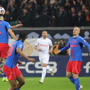 Safira, Crețu, Ngezana și Chiricheș în FCSB - Universitatea Craiova/ foto: Ionuț Iordache (GSP)