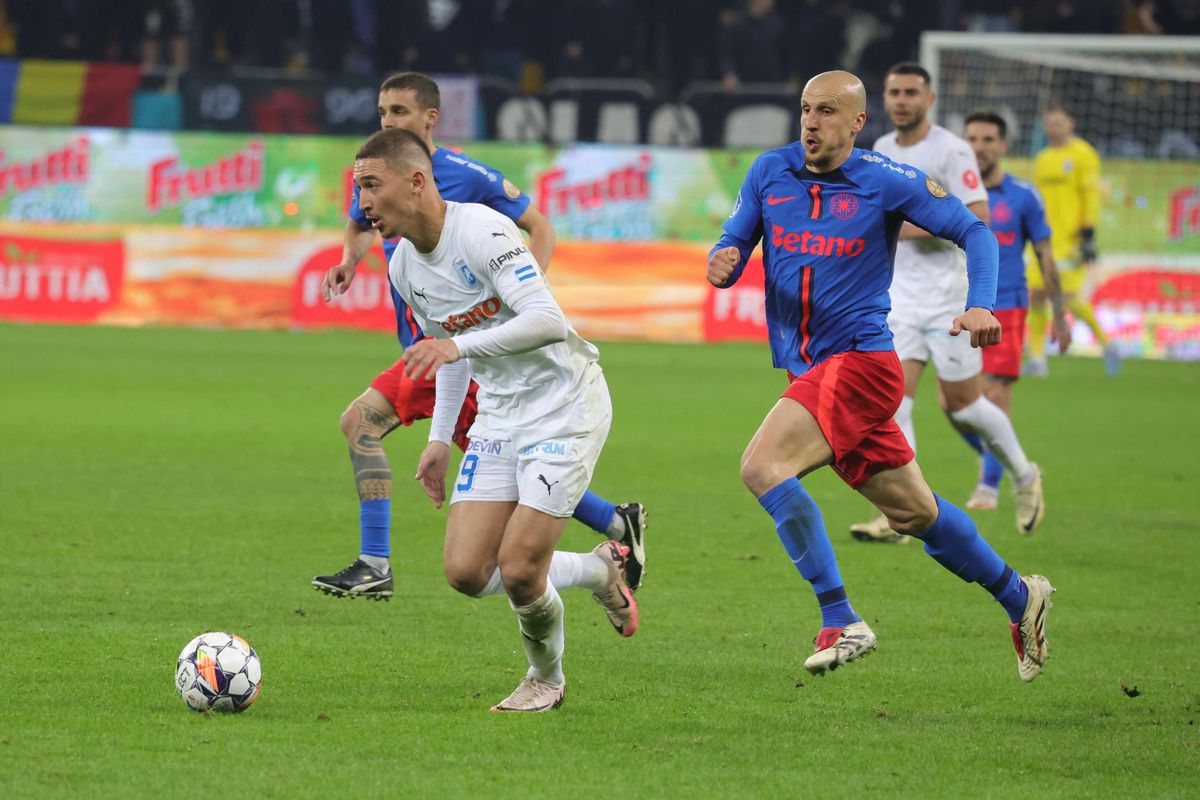 FCSB - Universitatea Craiova, imagini din prima repriză