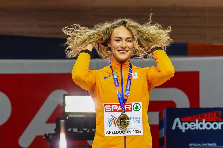 Lieke Klaver cu medalia europeană de aur la 400 m Foto: Imago Images