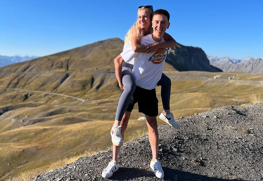 Tadej Pogacar și logodnica lui, Urska Zigart Foto: Instagram