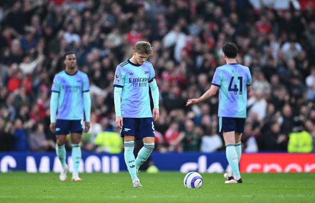 Manchester United - Arsenal 1-1 » „Tunarii” nu au reușit să se impună pe Old Trafford, iar titlul în Anglia pare să fie decis