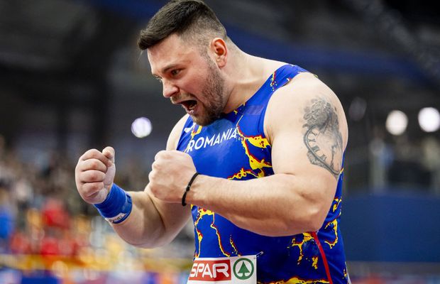 Andrei Rareș Toader, campion european indoor la aruncarea greutății, cu record național!