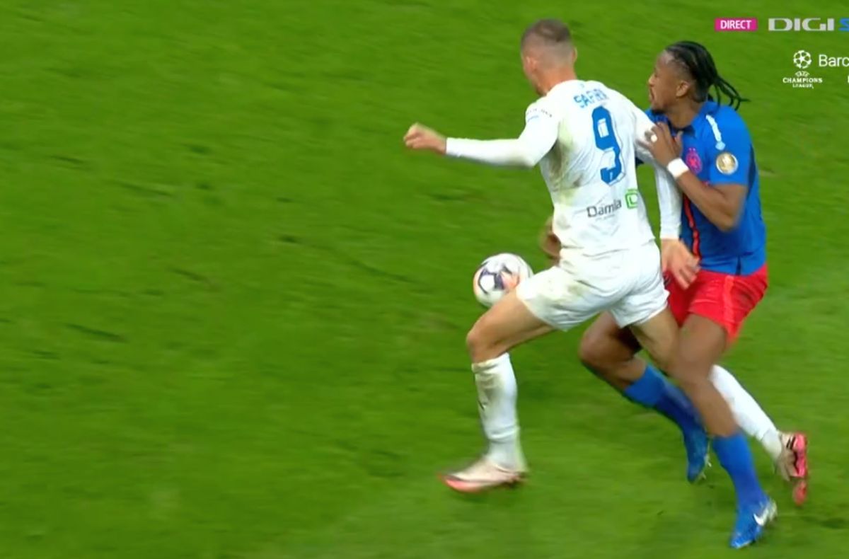 FCSB - Craiova 1-0. Ngezana ar fi trebuit eliminat încă din prima repriză, spre disperarea lui Cârțu » Reacție suburbană a olteanului