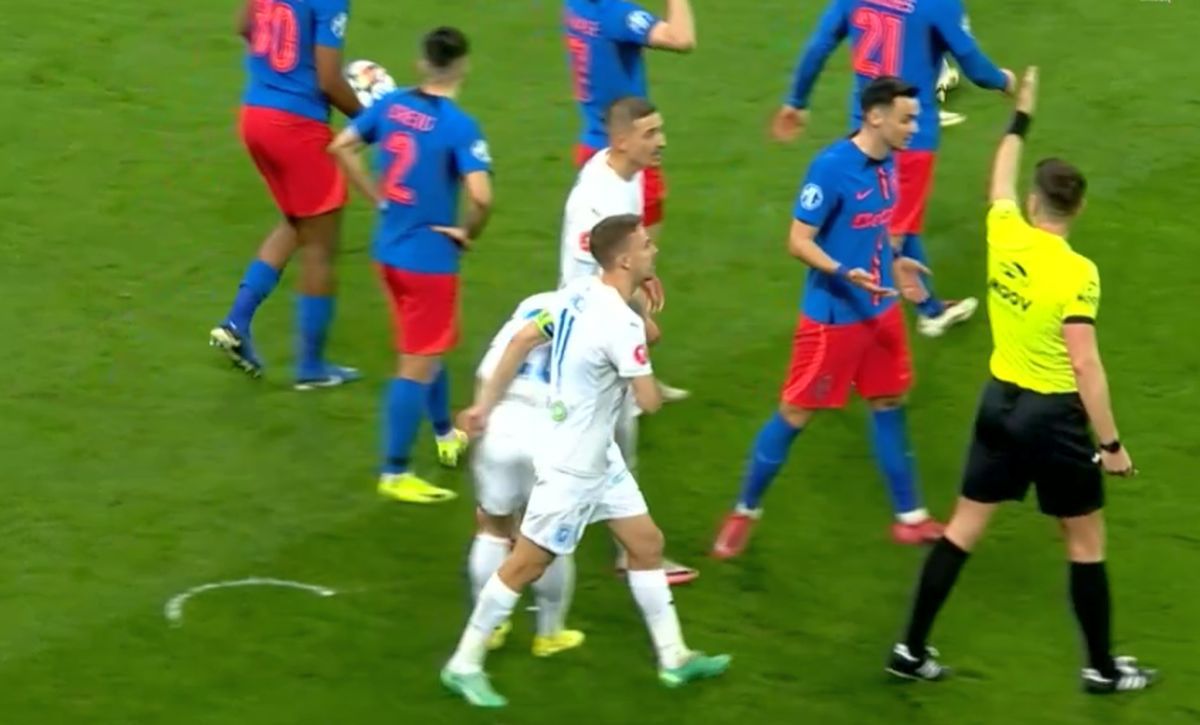 FCSB - Craiova 1-0. Ngezana ar fi trebuit eliminat încă din prima repriză, spre disperarea lui Cârțu » Reacție suburbană a olteanului
