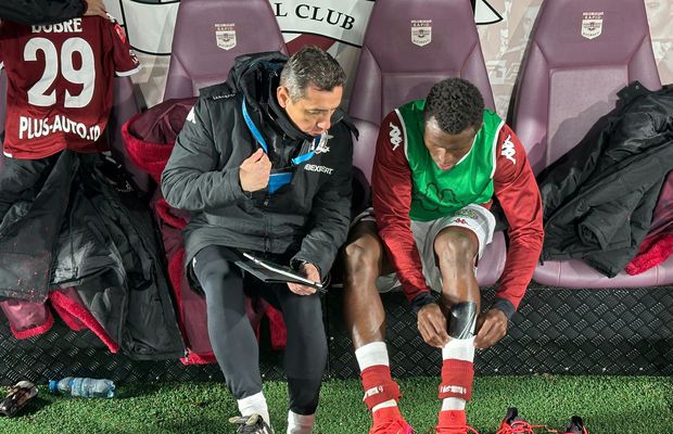 Avem raportul: de ce a eșuat David Ankeye la primul meci ca titular la Rapid