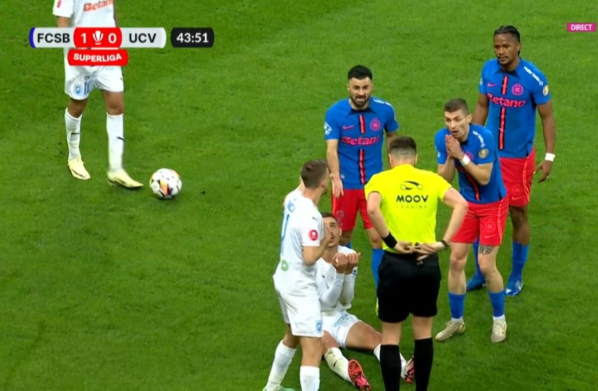 Siyabonga Ngezana, fault asupra lui Safira în FCSB - Universitatea Craiova