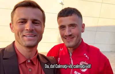 Nicolescu n-a reușit să-i prelungească contractul, dar a făcut pe reporterul cu Selmani: „Calmați-vă, calmați-vă!”