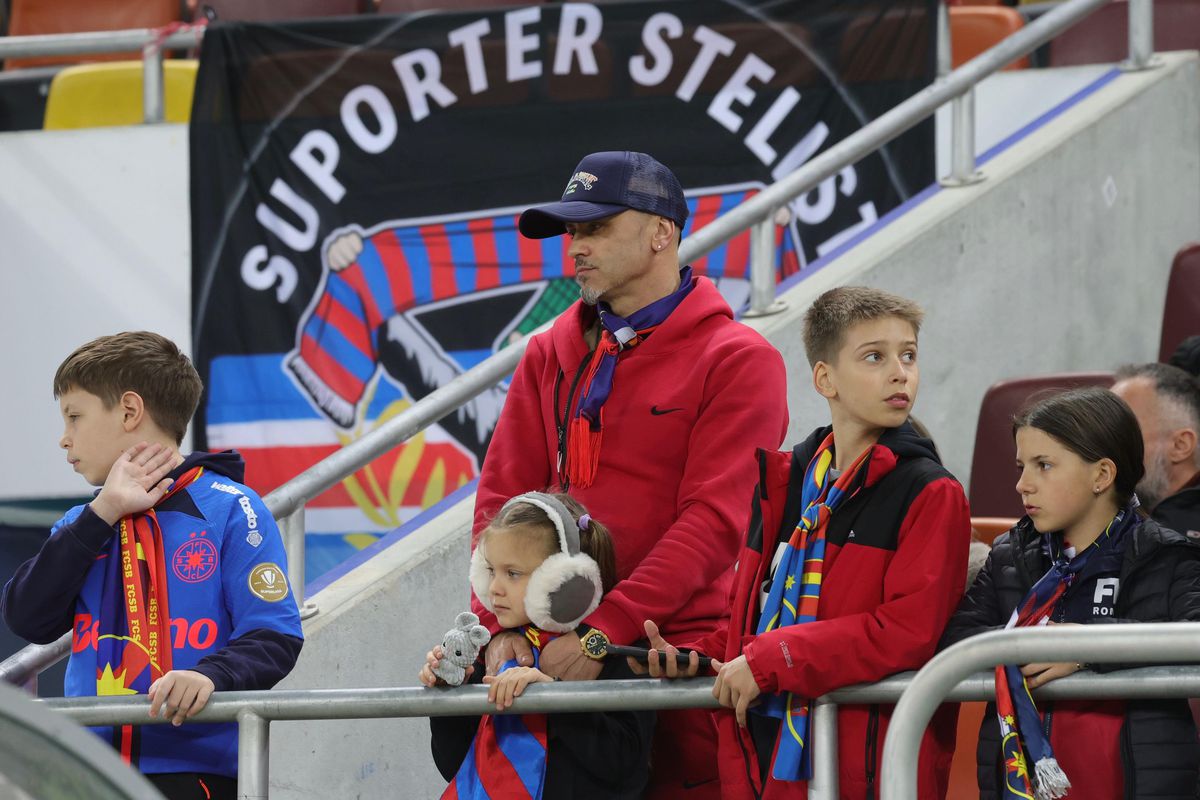 FCSB - Craiova, imagini din stadion înainte de meci
