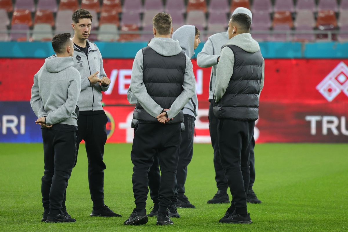 FCSB - Craiova, imagini din stadion înainte de meci