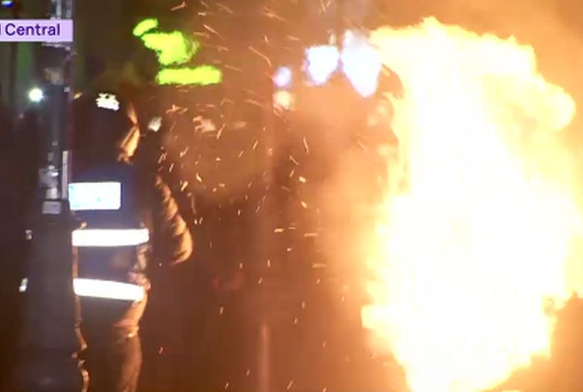 Violențe în Centrul Vechi după invalidarea candidaturii lui Călin Georgescu