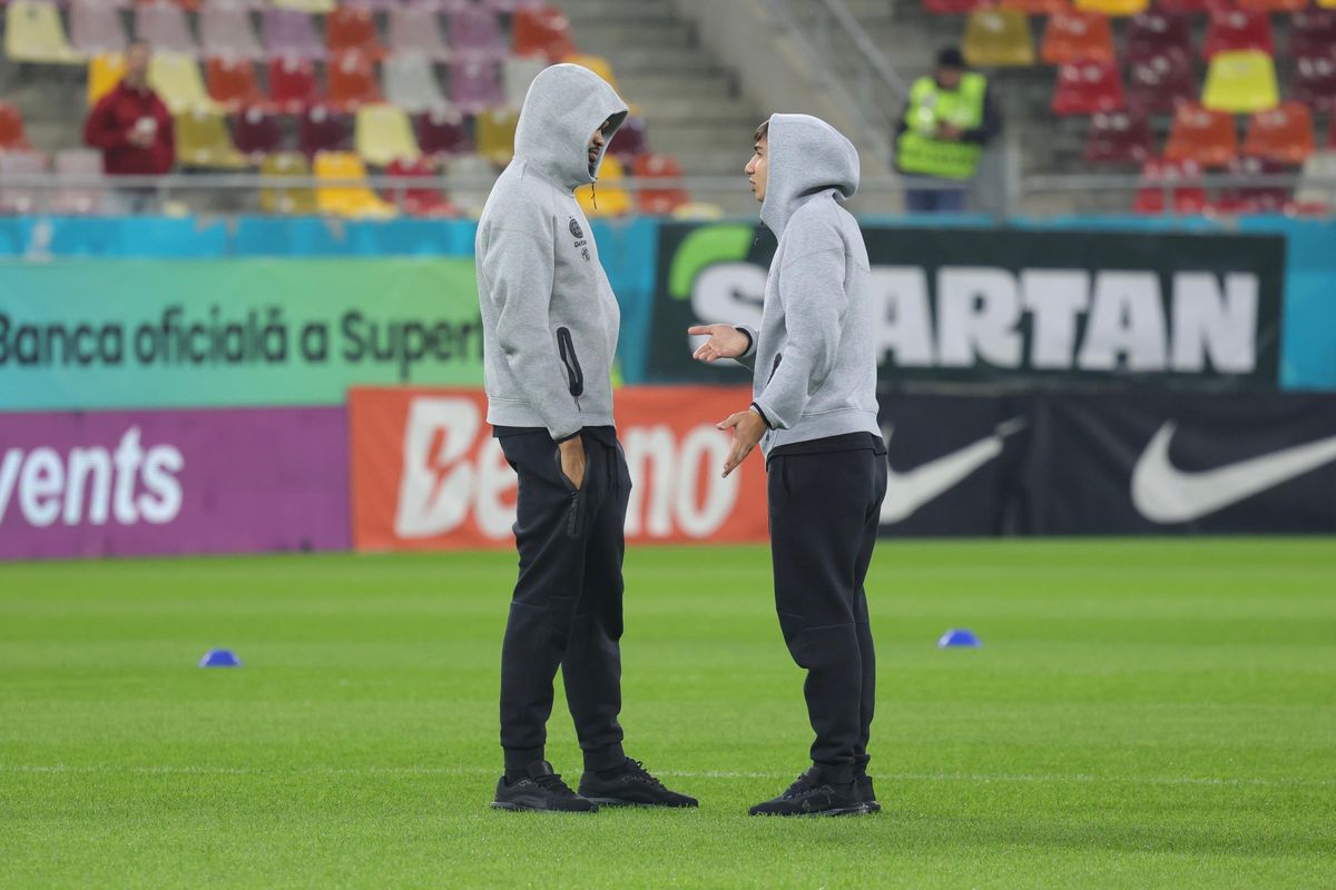 FCSB - Craiova, imagini din stadion înainte de meci