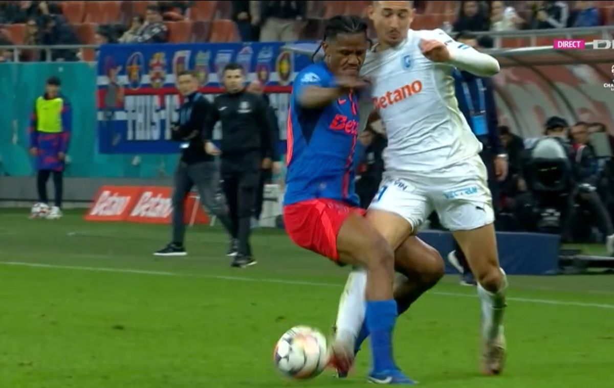 Siyabonga Ngezana, fault asupra lui Safira în FCSB - Universitatea Craiova