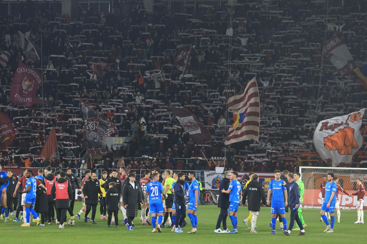 Rapid - Universitatea Craiova, derby în etapa 30 din Superligă