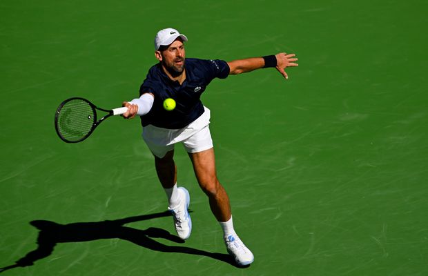 Novak Djokovic s-a calificat în optimi de finală la Indian Wells, fază pe care nu o mai atinsese din 2017