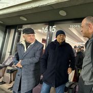 Anghel Iordănescu, Mircea Lucescu și Dan Șucu, la Rapid - Universitatea Craiova // (FOTO: Ionuț Iordache, GSP)