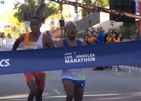 Cel mai echilibrat finiș posibil într-un maraton! Cum s-a încheiat cursa din Los Angeles