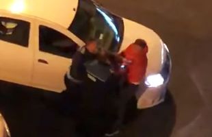 Ce se întâmplă cu polițistul care a agresat doi bărbați în București