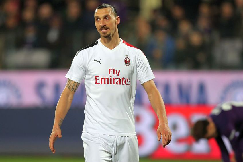 Zlatan Ibrahimovic s-a întors la AC Milan în această iarnă // sursă foto: Guliver/gettyimages