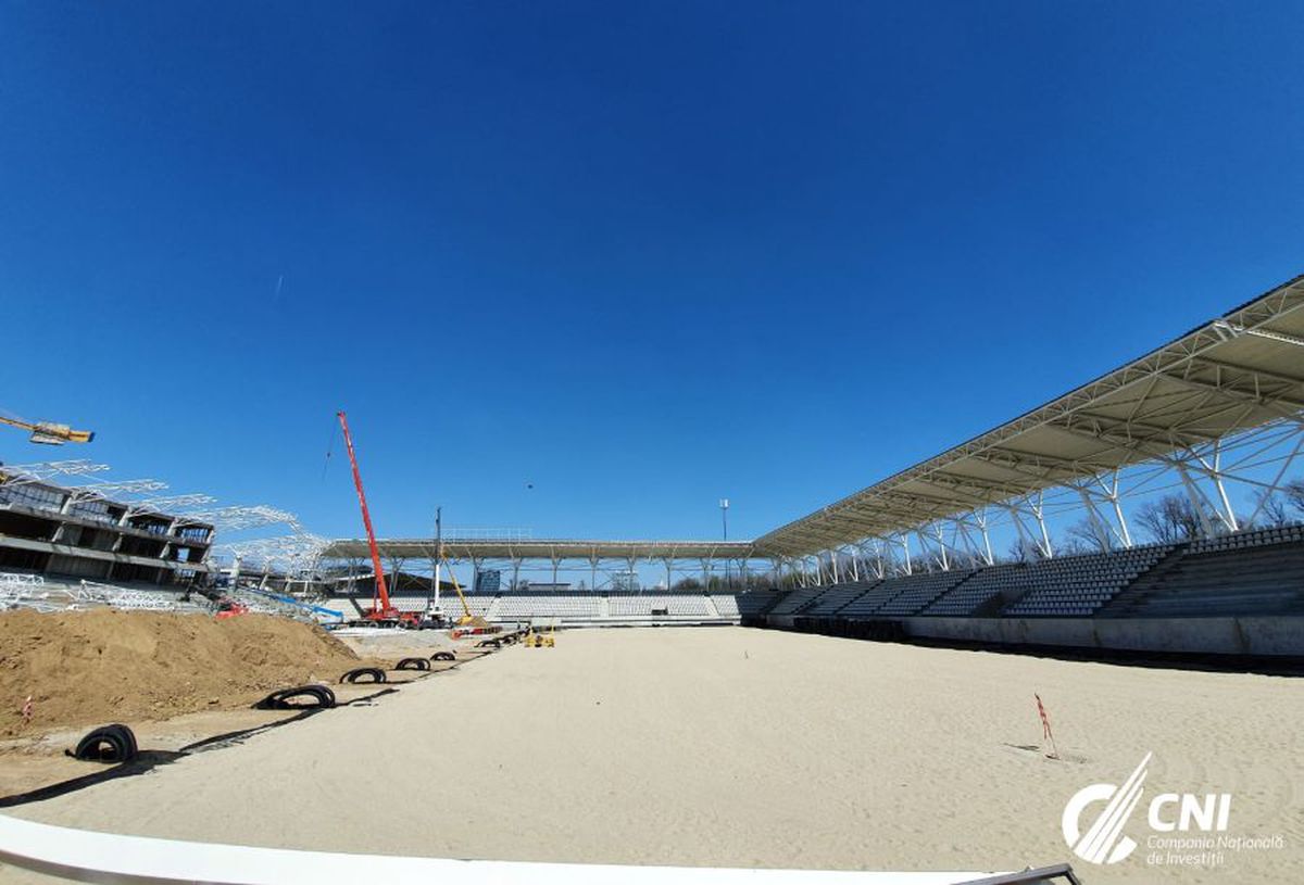 Pandemia de COVID-19 nu oprește lucrările de la stadionul „Arcul de Triumf” » Imagini de la noua arenă din București