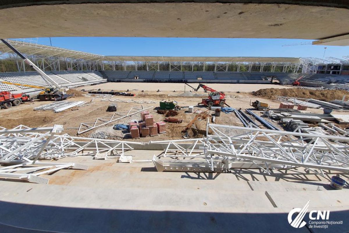 Pandemia de COVID-19 nu oprește lucrările de la stadionul „Arcul de Triumf” » Imagini de la noua arenă din București