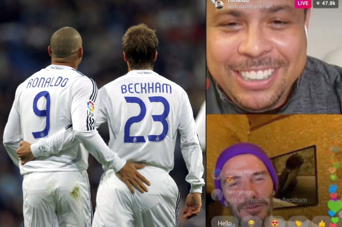 „Galacticii”, din nou împreună » Conversație senzațională între Ronaldo, Beckham, Casillas și Figo