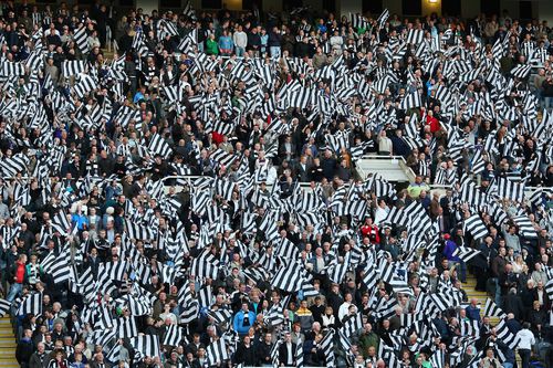 Suporterii lui Newcastle United FOTO Guliver/Getty Images