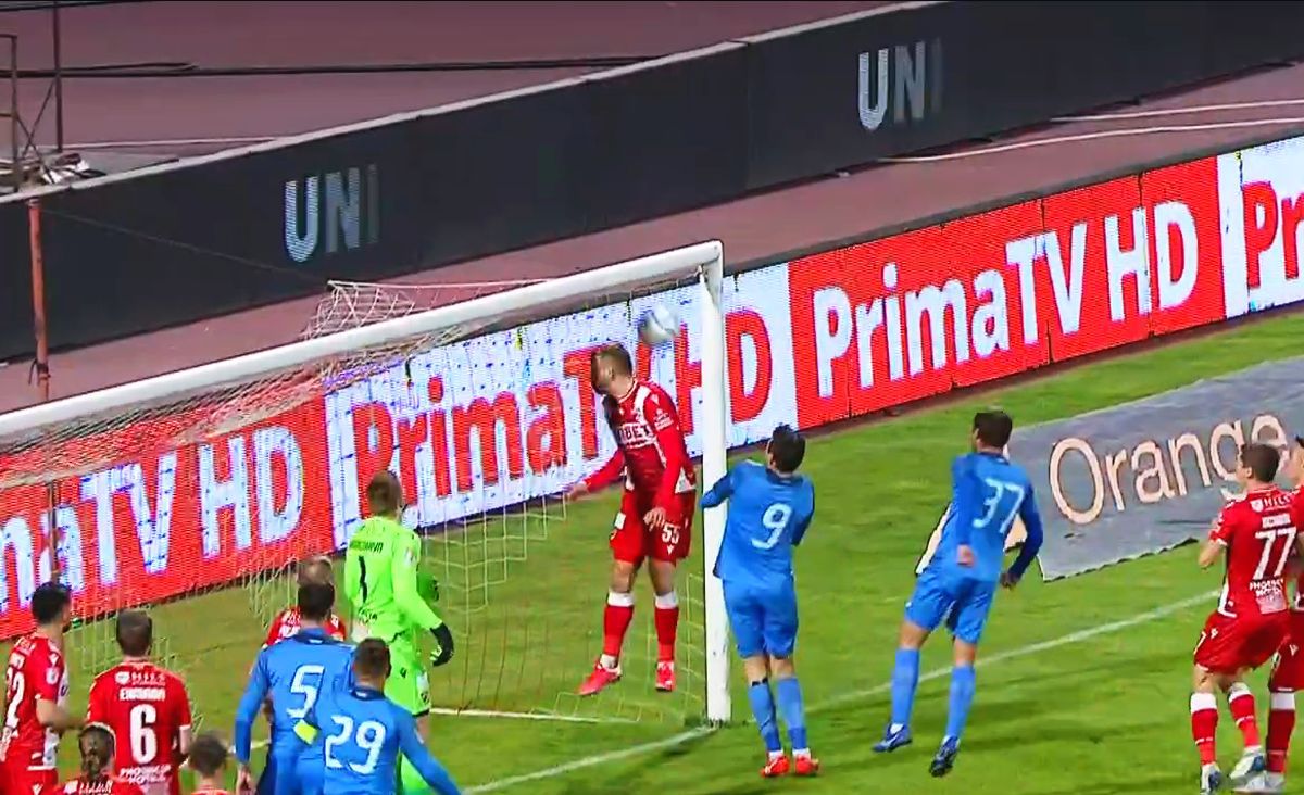 O nouă pagină neagră din istoria lui Dinamo: gol direct din corner! „Câinii” au terminat sezonul regular pe loc de baraj