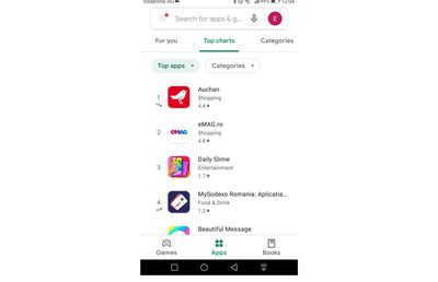 Auchan app, pe primul loc în topul celor mai descărcate aplicații gratuite