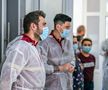 Mutu, Săpunaru și Dragoș Grigore, în vizită la Spitalul Județean Arad