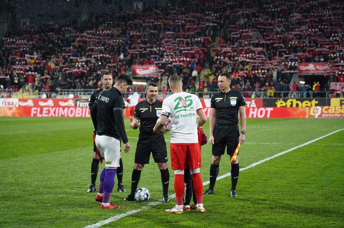 UTA - Rapid, într-o atmosferă senzațională » Stadion plin și o scenografie „furată” de la Tudor Chirilă: „Măcar o dată în viață”