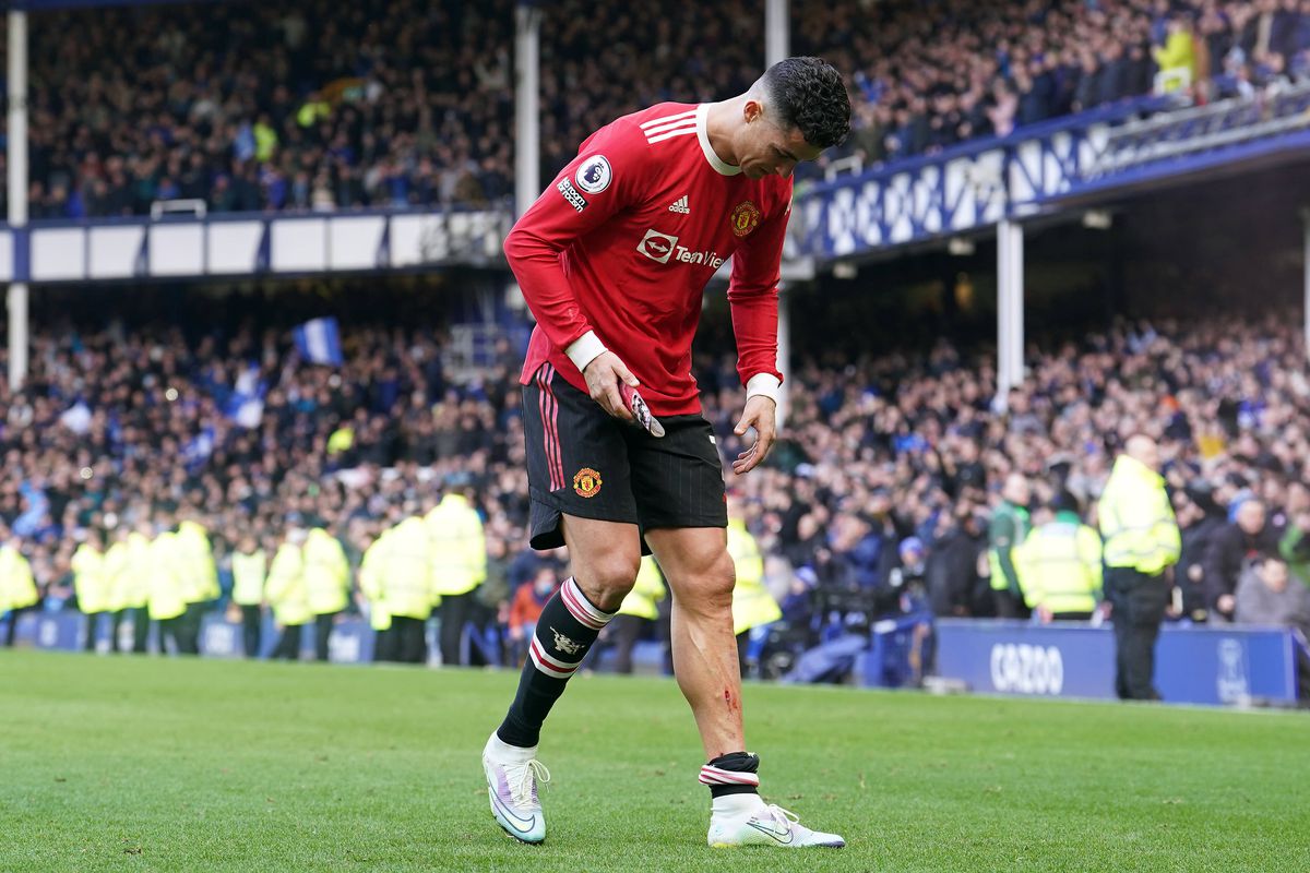 Cristiano Ronaldo, răni după Everton - Manchester United / FOTO: Imago