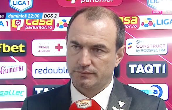 Ionuț Badea, resemnat după înfrângerea cu Rapid: „Avionul nostru s-a prăbușit”