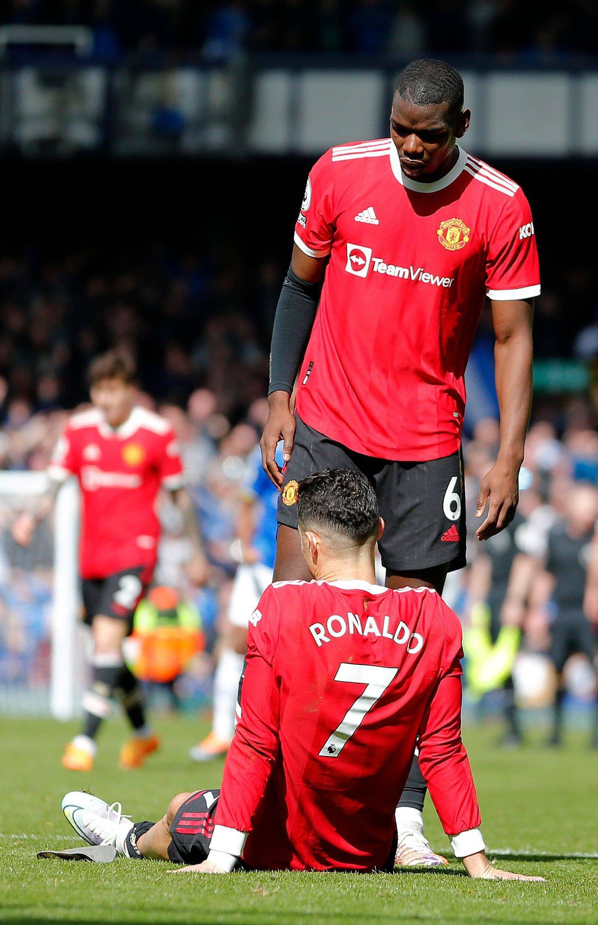 Cristiano Ronaldo, răni după Everton - Manchester United / FOTO: Imago