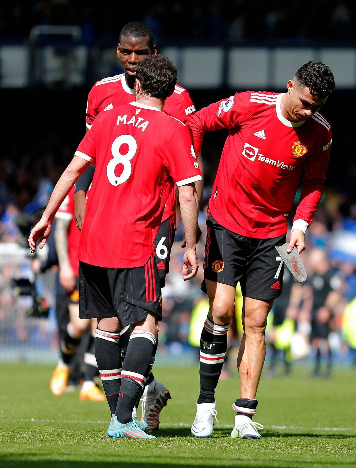 Cristiano Ronaldo, răni după Everton - Manchester United / FOTO: Imago