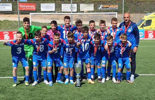 FCSB U13 a triumfat la turneul „Mundialito” + „Roș-albaștrii” au fost prezentați ca Steaua București