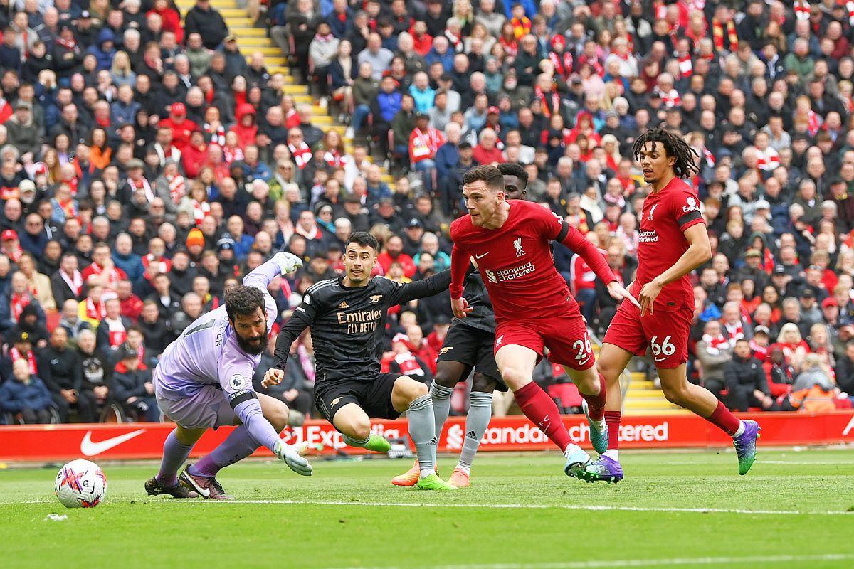 Liverpool - Arsenal 2-2 » Egal pentru City și Guardiola! Spectacol TOTAL pe Anfield, în derby-ul etapei