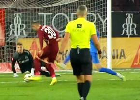 Gafe în lanț la golul de 1-0 din CFR - FCSB » Fundașii au dormit, iar Târnovanu a completat haosul