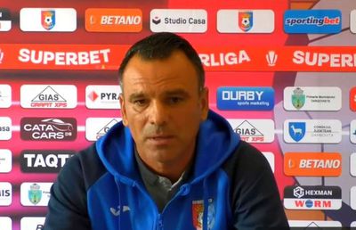 Anton Petrea, dezamăgit de elevii lui după ce a pierdut în ultimele minute cu Hermannstadt: „Lipsă de concentrare”
