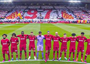 Moment impresionant pe Anfield » Tot stadionul a „împietrit” înainte de Liverpool - Arsenal