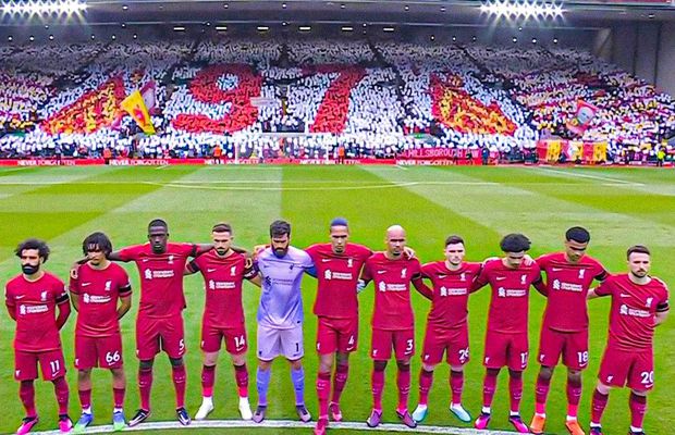 Moment impresionant pe Anfield » Tot stadionul a „împietrit” înainte de Liverpool - Arsenal