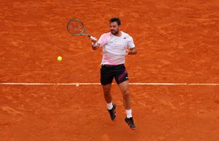 Stan Wawrinka, starul turneului de la București, a fost învins clar la Monte Carlo