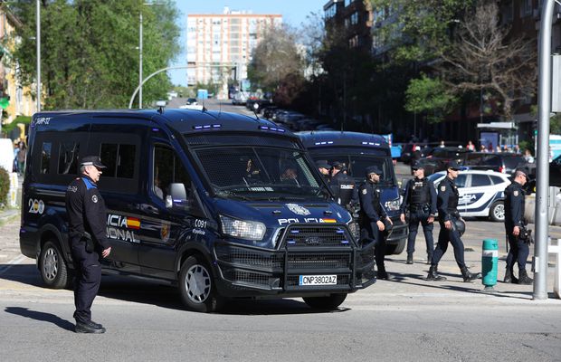 Imagini de impact de la „Santiago Bernabeu” » Amenințare teroristă, înainte de Real Madrid - Manchester City