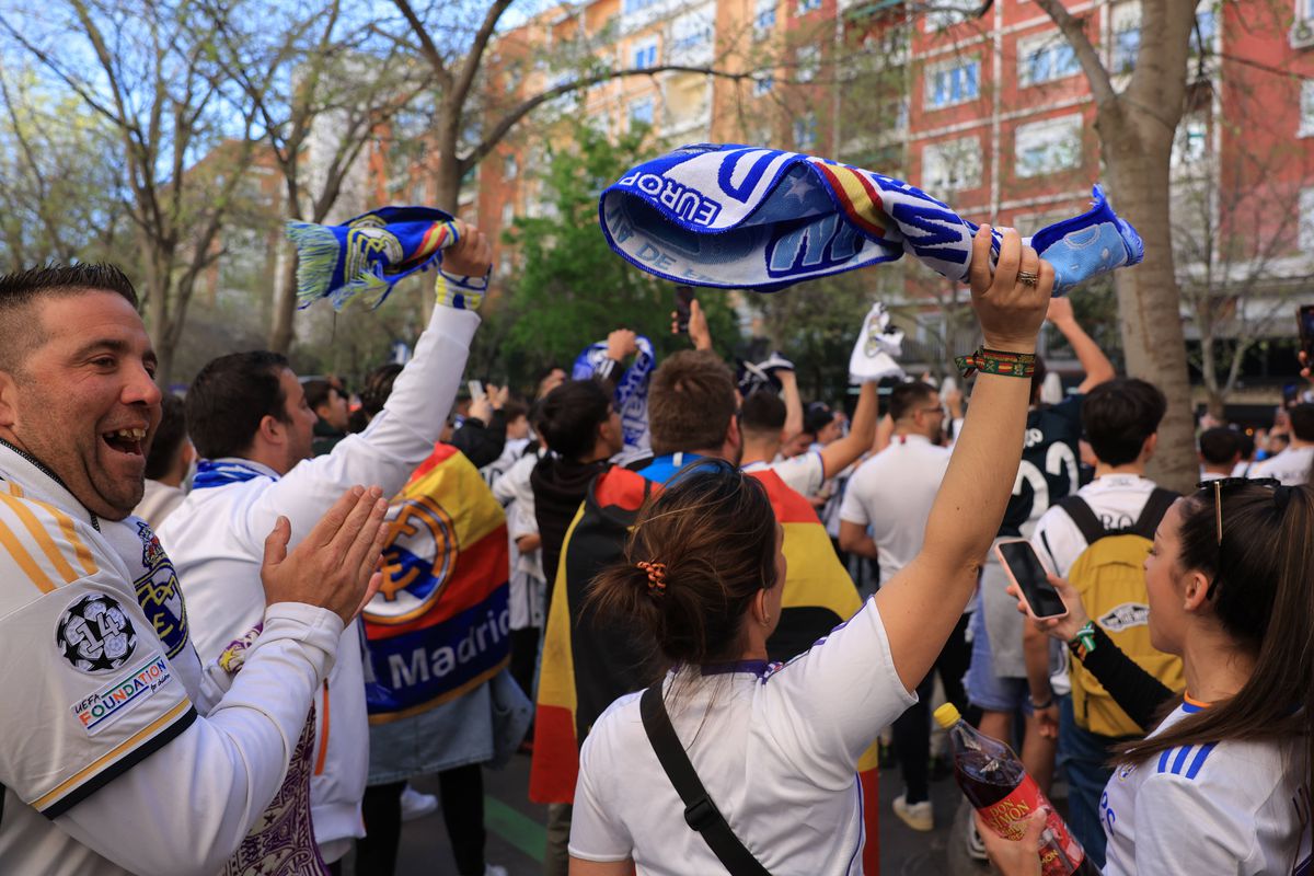 Imagini de impact de la „Santiago Bernabeu” » Amenințare teroristă, înainte de Real Madrid - Manchester City